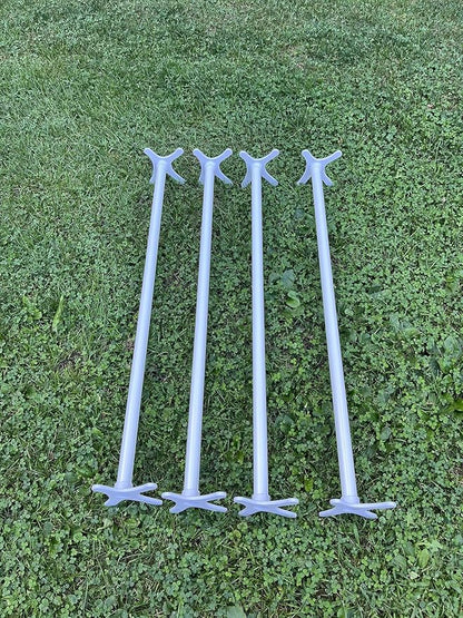 Dog Agility Cavaletti, Dog Agility Equipment Dog Hurdle Jump Set of 4 Adjustable Dog Jumps for Backyard Agility Training and Conditioning Rehabilitation