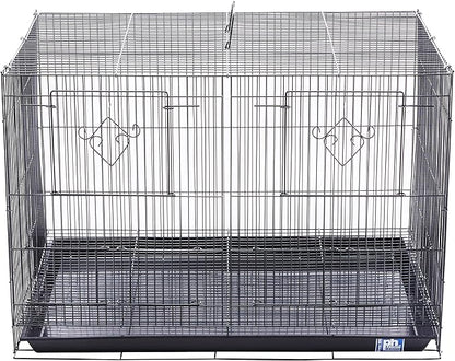 Prevue Hendryx SPF063 Divided Flight Cage, Black
